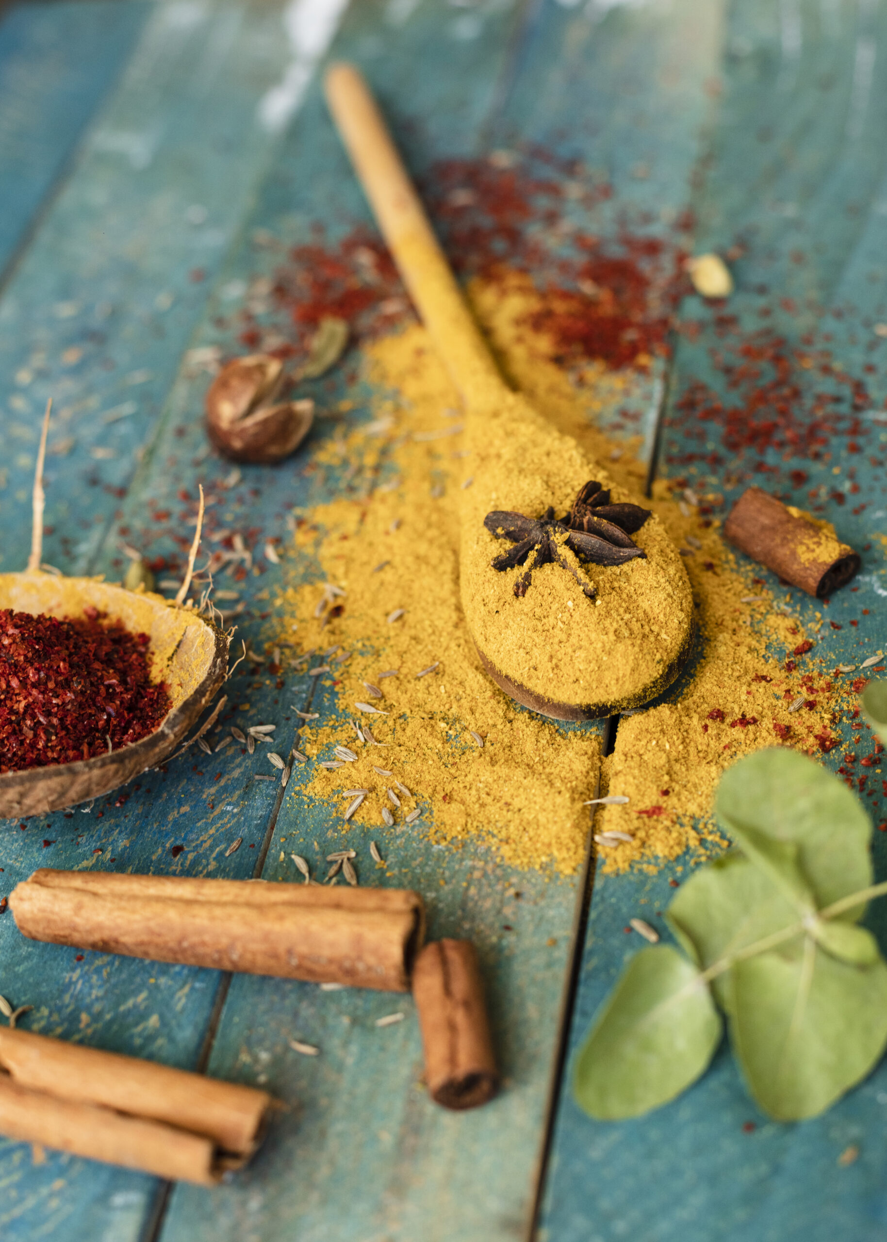 close-up-indian-traditional-condiments